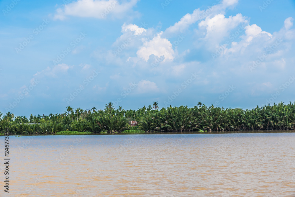 Landscape of the Bang Pakong River in Chachoengsao, Bangkok. Landscape of the Bang Pakong River in Chachoengsao, Bangkok.