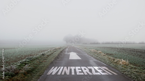 Schild 402 - Winterzeit