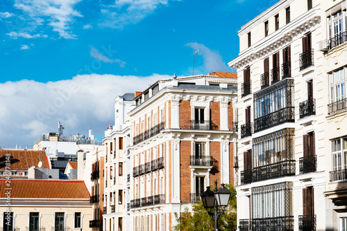 Luxury old residential houses in centre of Madrid
