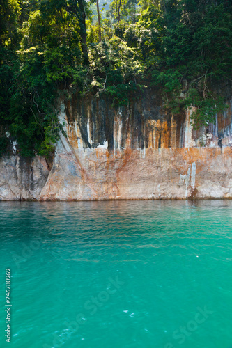 Cheow Larn Lake. Khao Sok National Park. Suratthani Province, Thailand, Asia