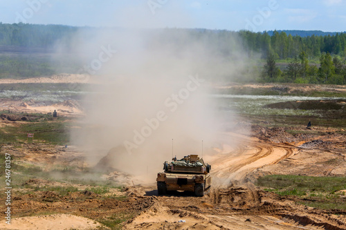 Saber Strike military training in the landfill in Latvia. © Roberts Ratuts