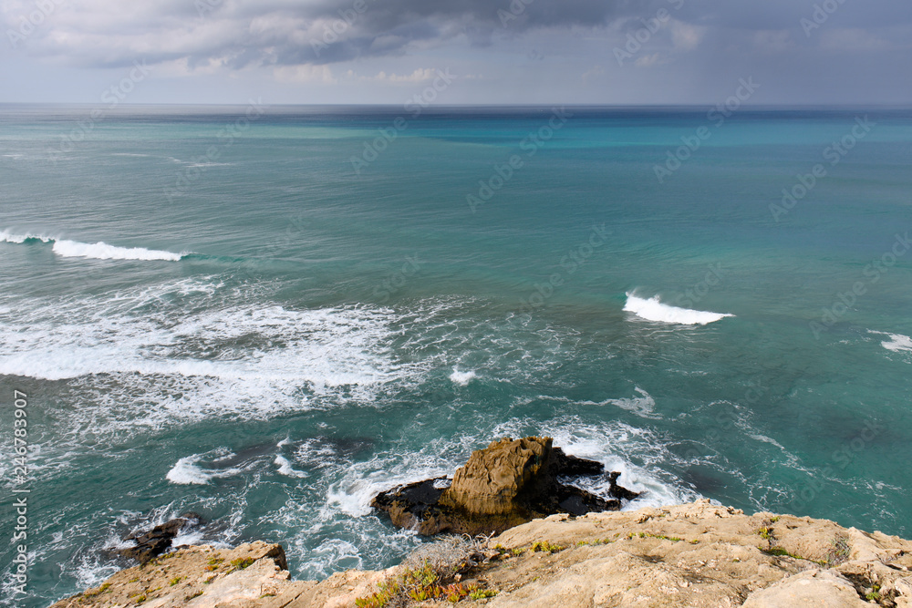 Fototapeta Portugalia, wybrzeże Atlantyku, Monte Clerigo