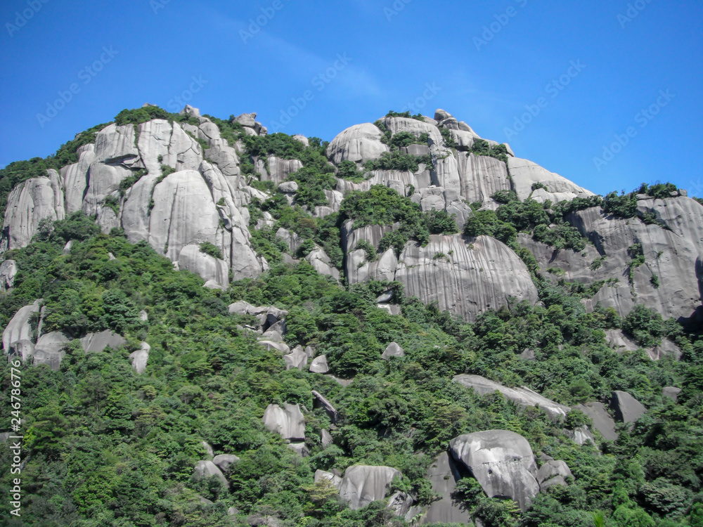 Rocks and Landscape in Fujian Mountain