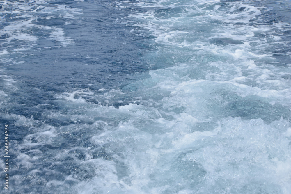 Fototapeta premium Waves on the sea. Travels. Relaxation. Tourism