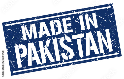 made in Pakistan stamp