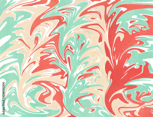 Abstract background. Watercolor marble texture.