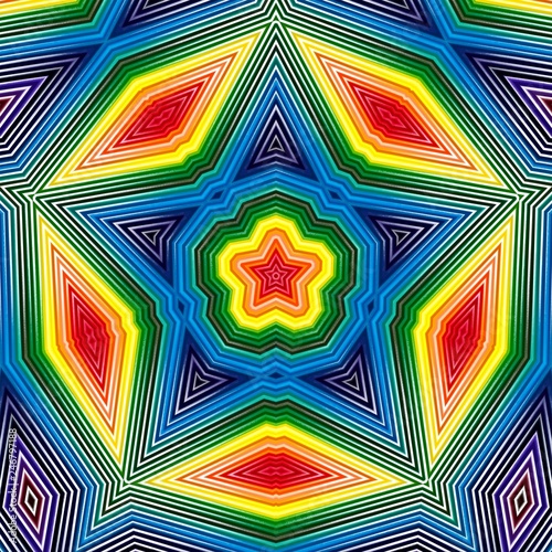 star pattern geometric back...
