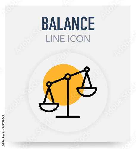 BALANCE LINE ICON