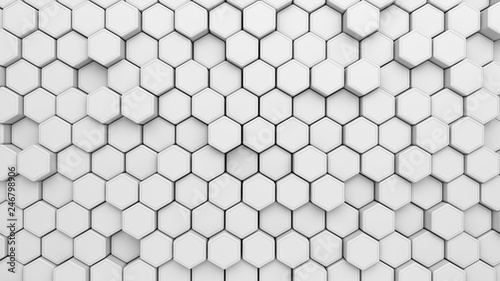 White Hexagon Structure Banner © Alexander Limbach