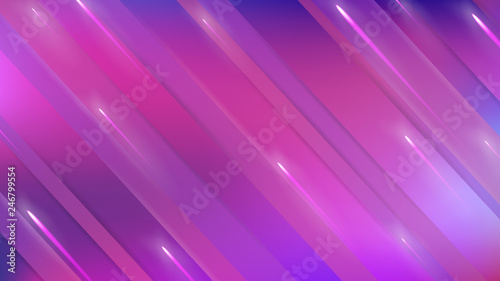 Digital wallpaper in a minimalist style. Color geometric gradient, futuristic background. Gradient, neon stripes, lines. Vector.