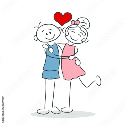 Junges verliebtes Paar