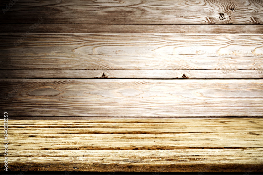 Obraz premium Table background and easter time