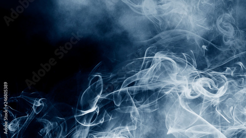 Abstract Smoke on black Background © MiaStendal