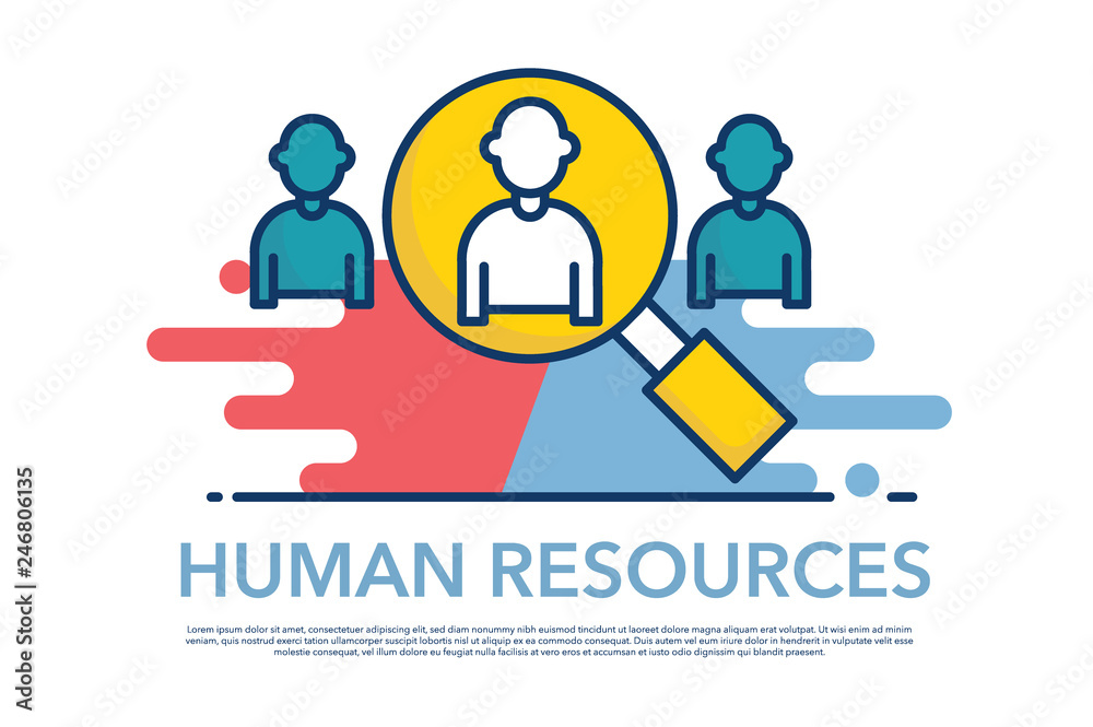 HUMAN RESOURCES ICON CONCEPT HUMAN RESOURCES ICON CONCEPT