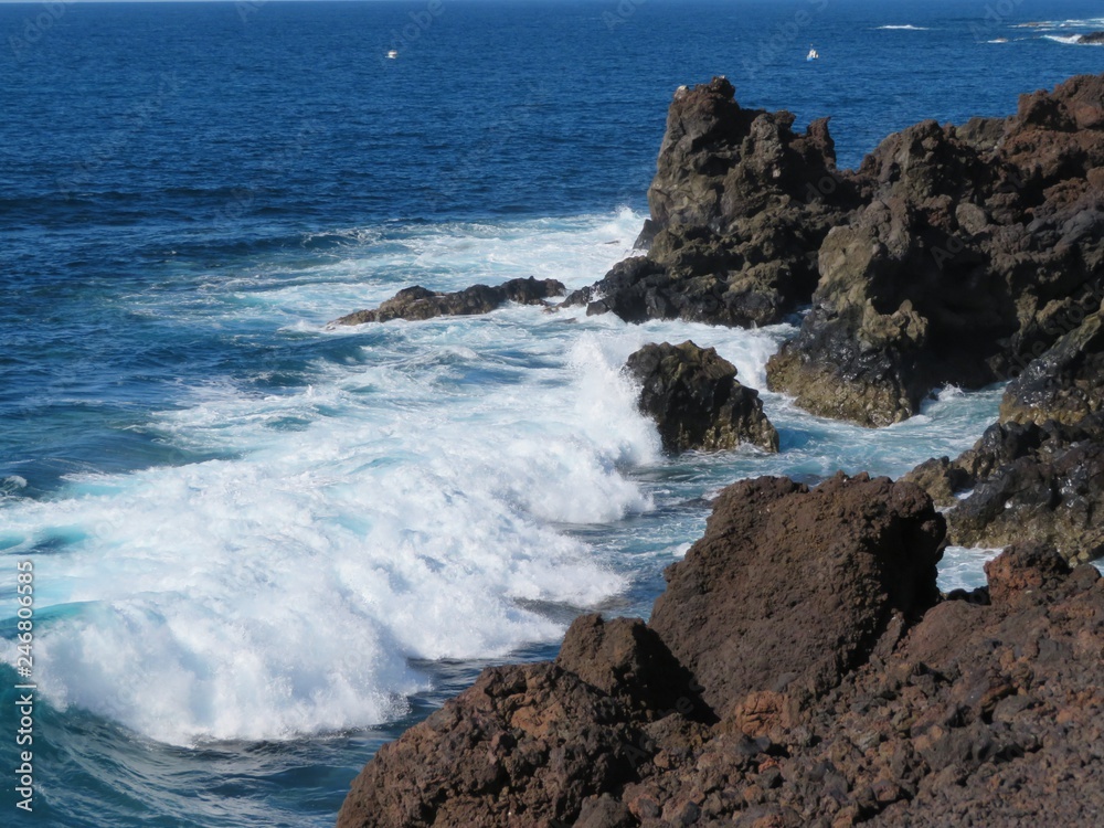 Los Hervideros - die Kochtöpfe von Lanzarote Los Hervideros - die Kochtöpfe von Lanzarote