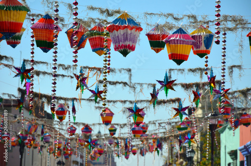 Holiday Decoration In Oaxaca, Mexico