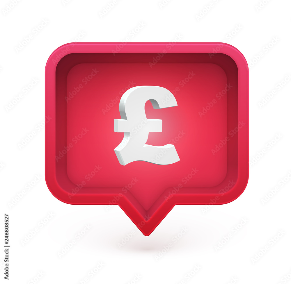 3D character in a speech bubble, vector illustration 3D character in a speech bubble, vector illustration