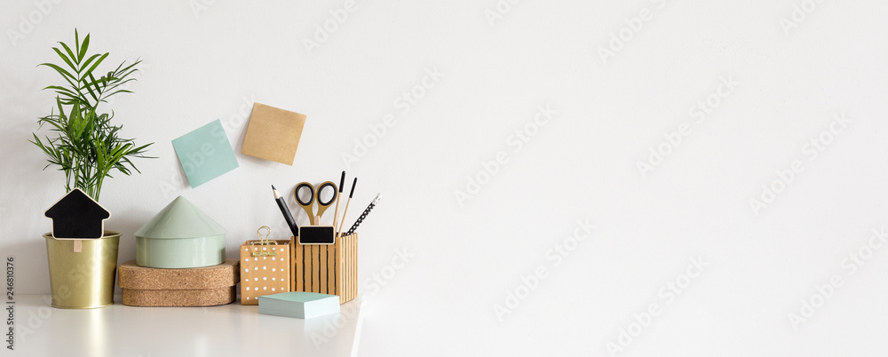 Home office desk. Creative workspace. Mock up. Home office desk. Creative workspace. Mock up.