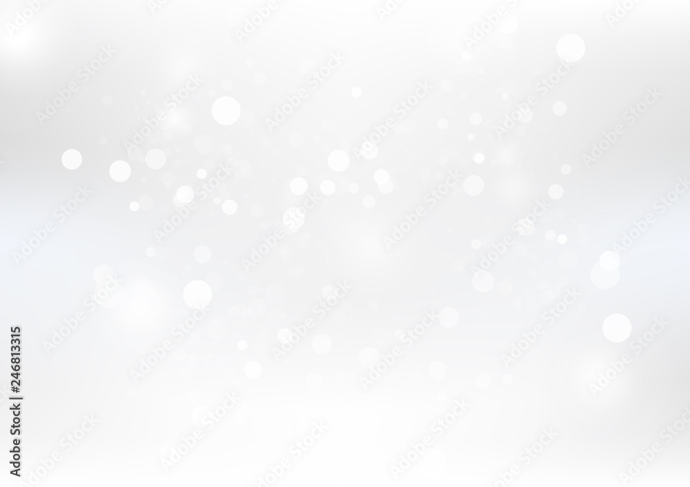 White abstract background, elegant luxury, stars and light rays, celebration holiday, vector illustration