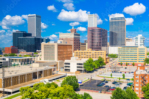Fototapeta Naklejka Na Ścianę i Meble -  Tulsa, Oklahoma, USA downtown city skyline