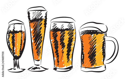 beer glasses