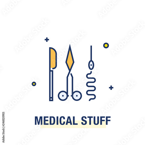 MEDICAL STUFF ICON CONCEPT