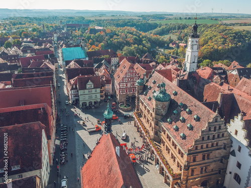 Obraz na płótnie Rothenburg ob der Tauber w salonie