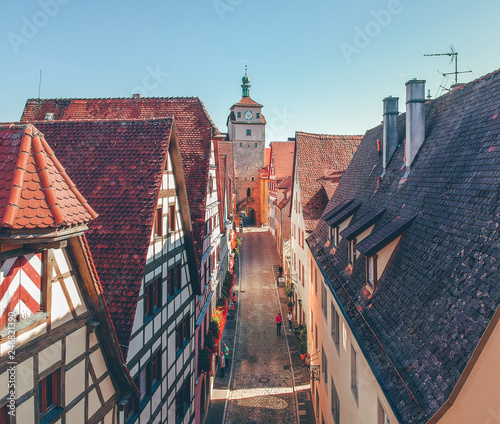 Obraz na płótnie Rothenburg ob der Tauber w salonie