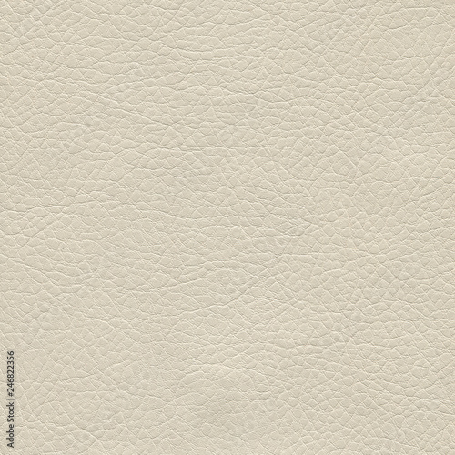 Creamy, beige, light leather background. Vintage fashion background for designers and composing collages. Luxury textured genuine leather of high quality.