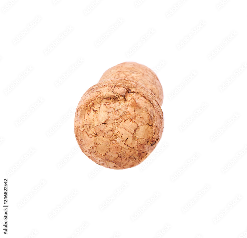 Corks from champagne bottle isolated Corks from champagne bottle isolated