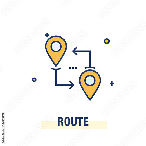 ROUTE ICON CONCEPT