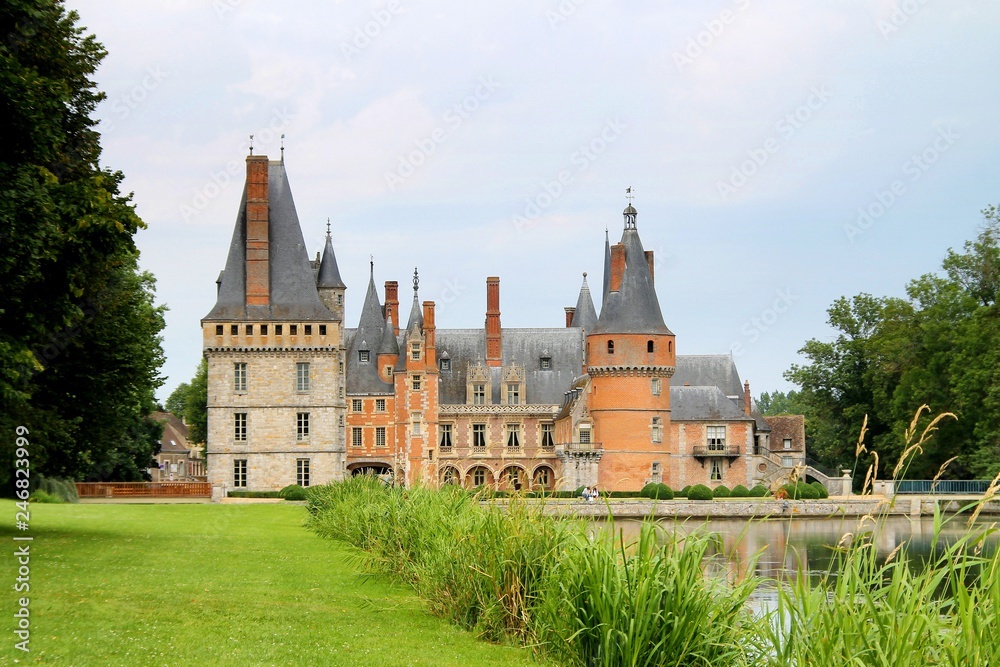 Château de Maintenon, france,  castle, architecture, building, tower, old, history, landmark, palace, exterior, 