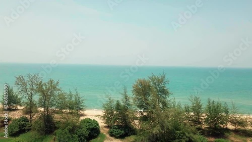 Aerial view of Besut coastline, Terengganu, Malaysia photo