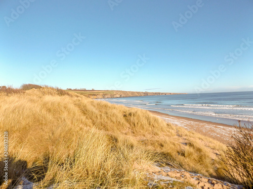 dunes and sea