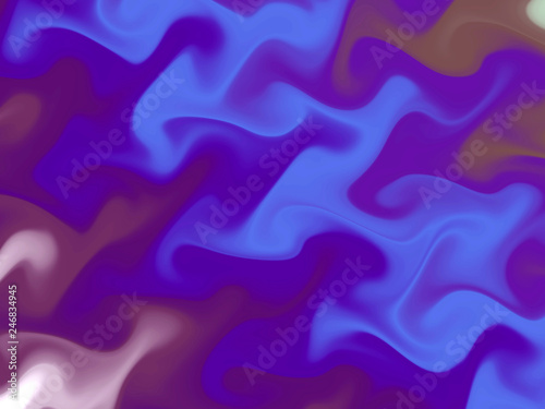 Beautiful abstract cover for art projects, cards, business, posters. 3D illustration, computer-generated fractal