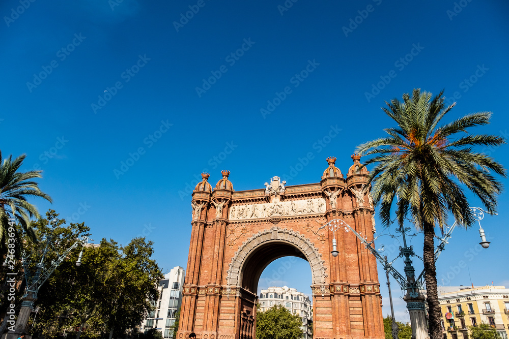 Arc de Triomphe de Barcelone, Espagne