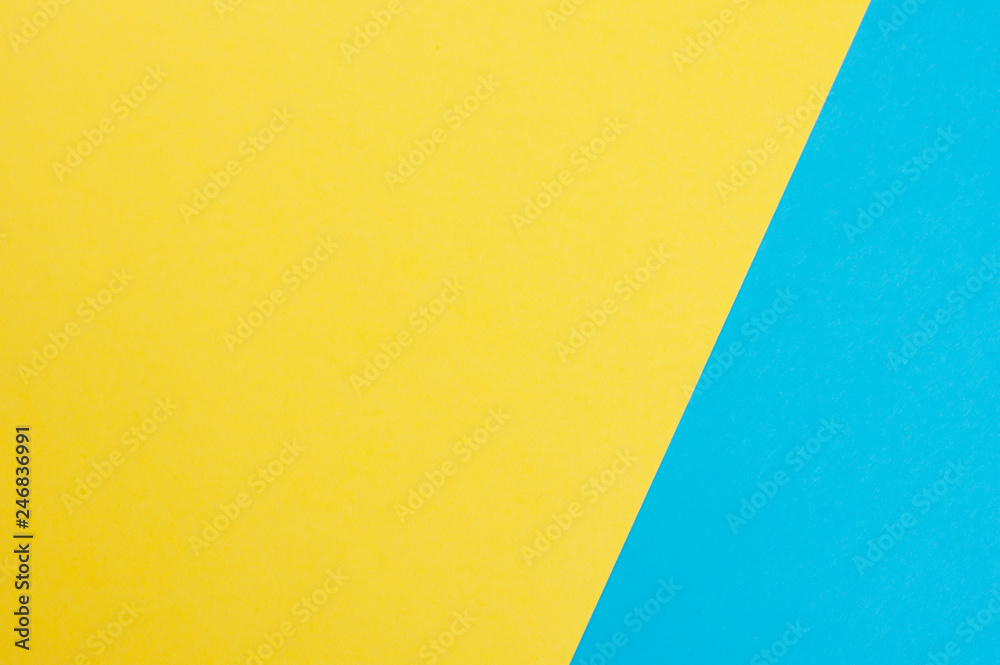  abstract yellow and light blue background, paper texture