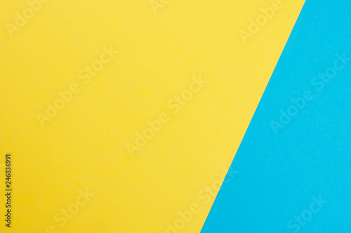  abstract yellow and light blue background, paper texture
