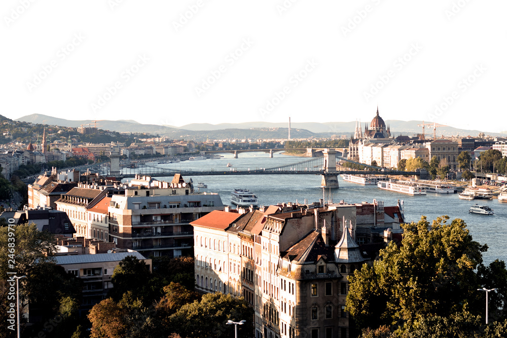 Obraz premium Budapest - main view - old town ladnscape in Hungary