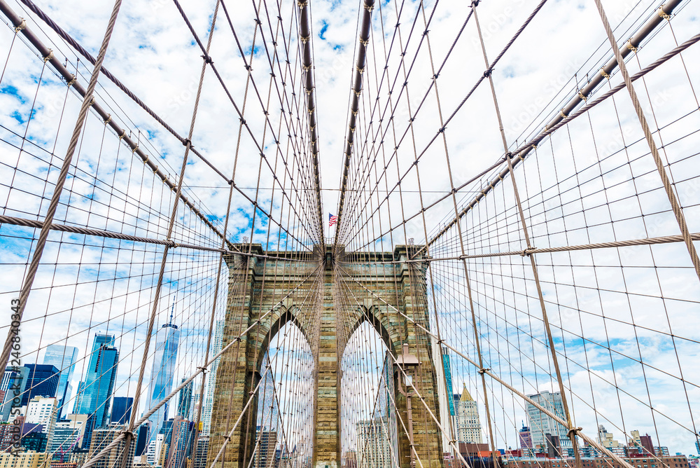 Fototapeta premium Skyscrapers in Manhattan in New York City, USA