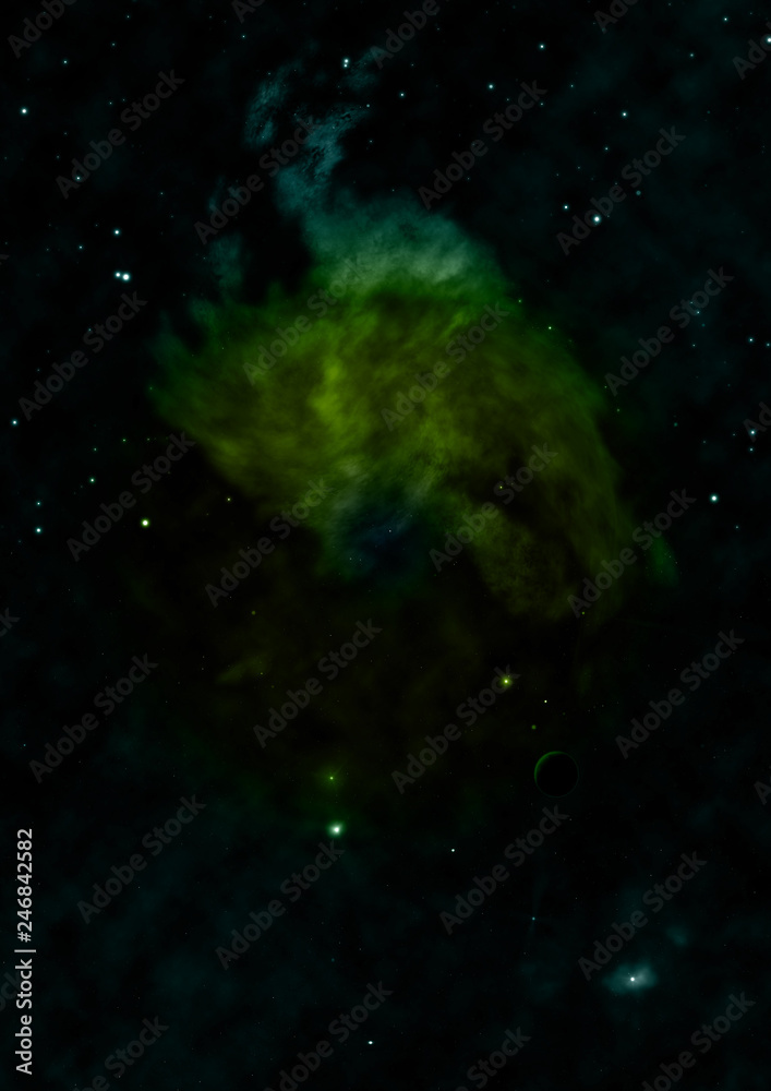 Small part of an infinite star field. 3D rendering Small part of an infinite star field. 3D rendering