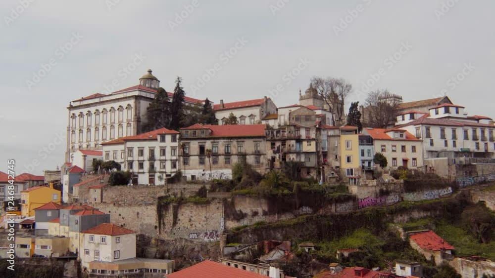 Ribeira district in Porto Portugal. Old town buildings, Architecture of Portugal.