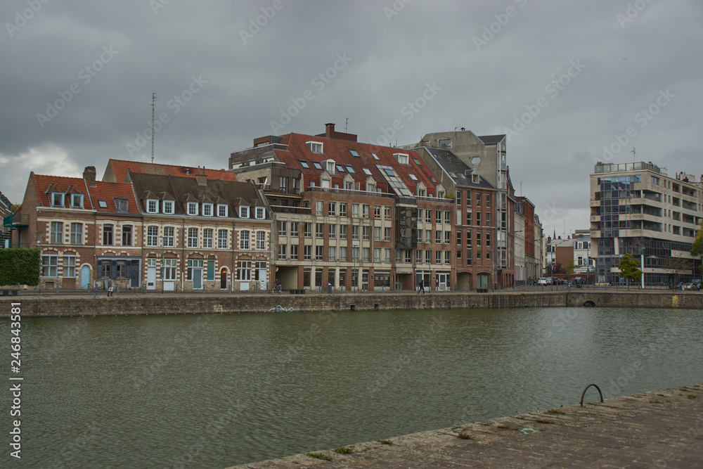 Large Canal in European city