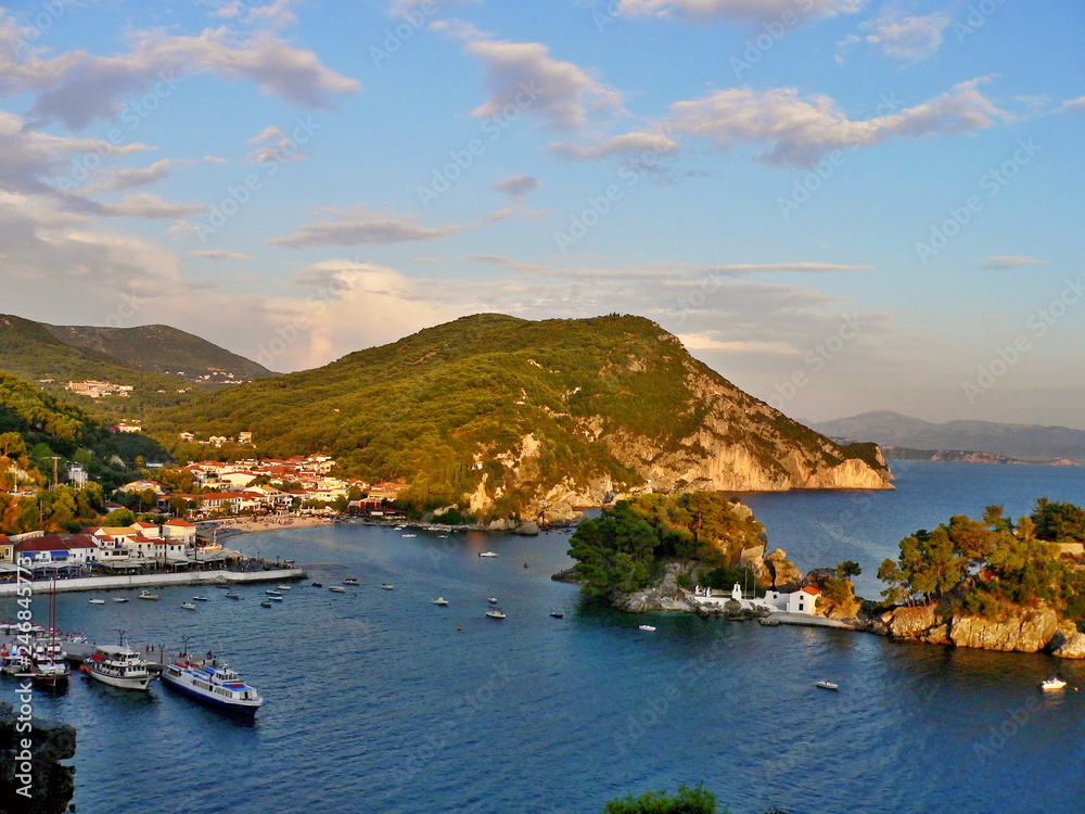 Parga-view of the island of Panagia