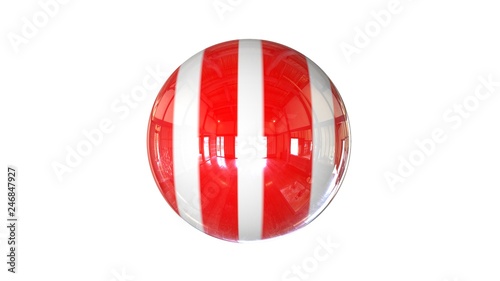 3d rendering of a shpere with structure isolated on a white background Free Download 3d rendering of a shpere with structure isolated on a white background - GFXLoad