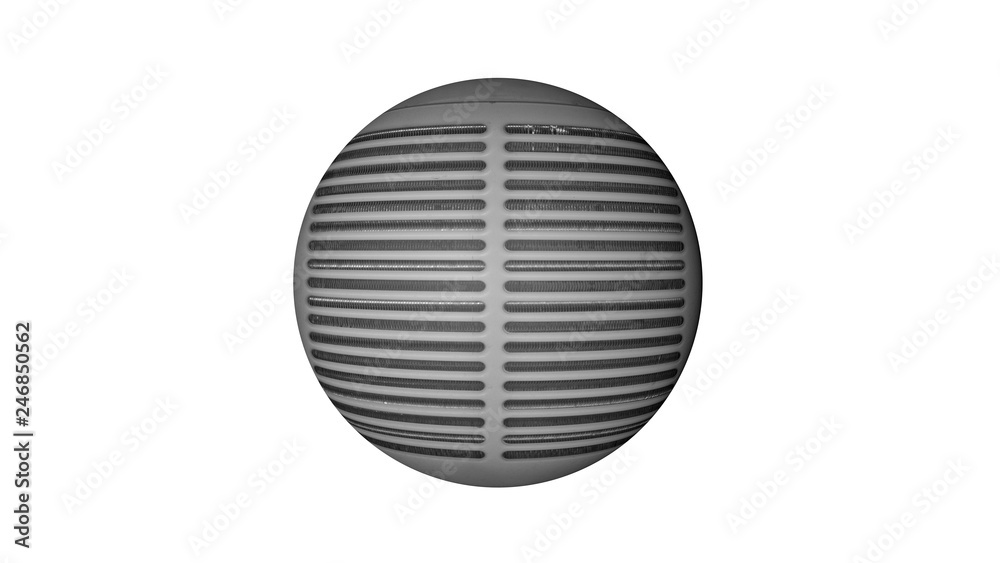 3d rendering of a shpere with structure isolated on a white background 3d rendering of a shpere with structure isolated on a white background