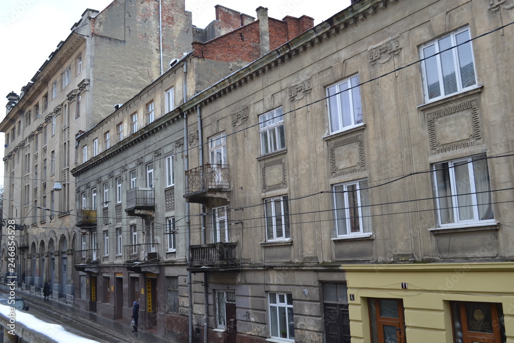 Naklejka premium Fine City