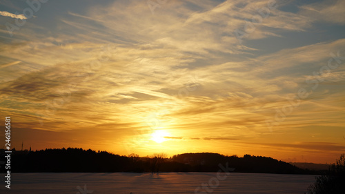 Sonnenuntergang über Radevormwald 4