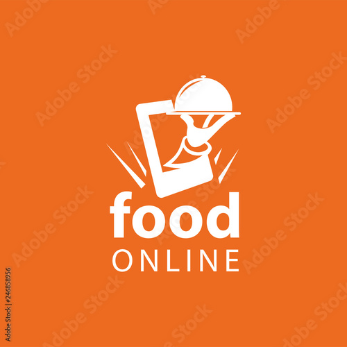 buy online fast food icon vector