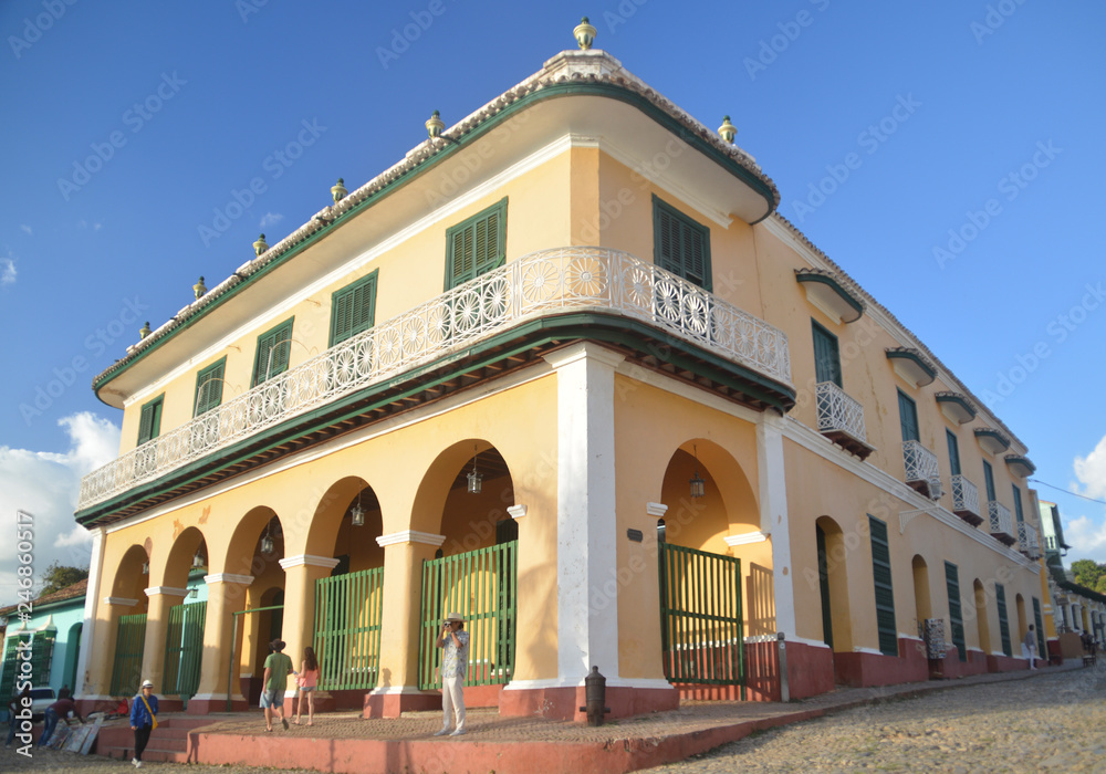 Edificio ubicado en el Centro Histórico de la ciudad cubana de Trinidad.